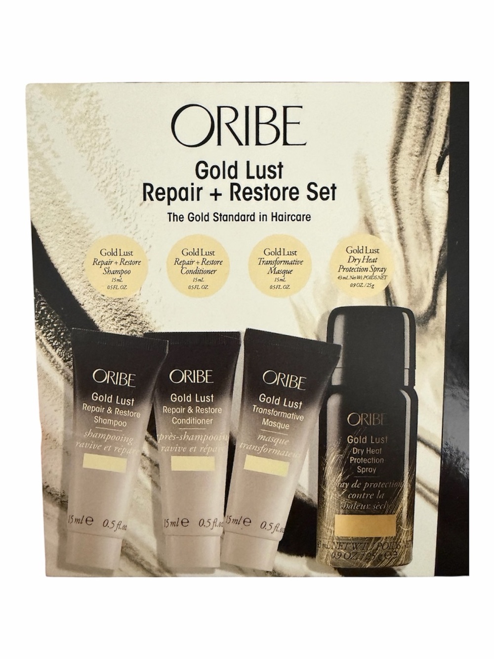 ONE LEFT🔥BRAND NEW✨ Oribe Gold Lust Repair + Restore Set — Gold